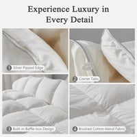 DWR Gépelhető Pehelypaplán 240x260 cm, Liba Pehely és Toll, Közepes Meleg, Oeko-Tex Minősítés - 240 x 260 cm, All-year Down Duvet 6