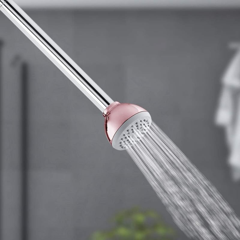 DXLing Zuhanyfej Hosszabbító Kar 22,5 cm Rozsdamentes Acél Króm Zuhany Hosszabbító Cső G1/2 Menet Fürdőszoba Kiegészítő