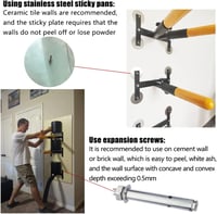 DYK&NX Falra szerelhető Wing Chun fa bábú rugós karokkal, harcművészeti edzőbábu 7