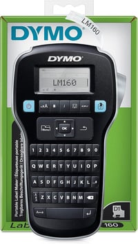 Prenosná tlačiareň štítkov DYMO LabelManager 160 s QWERTY klávesnicou, termotlač, páska D1 12 mm, na domáce a kancelárske použitie 1