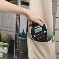 Prenosný štítkovač DYMO LabelManager 160 – štartovacia súprava, klávesnica QWERTZ, 3 pásky, štítky D1 so šírkou 6, 9 a 12 mm 5