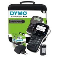 Prenosná tlačiareň štítkov DYMO LabelManager 280 v kufríku – QWERTZ klávesnica, pripojenie k PC/Mac, pre pásky D1 so šírkou 6, 9 a 12 mm 1