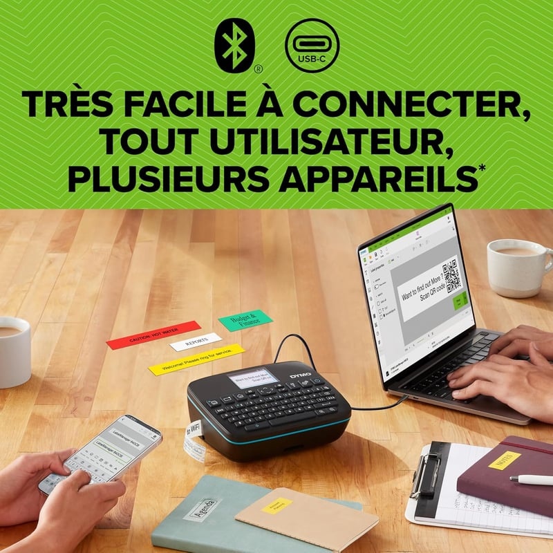 DYMO LabelManager Executive 640 CB címkenyomtató Bluetooth és USB, szállítótáskával - LabelManager 640CB Exclusive Set