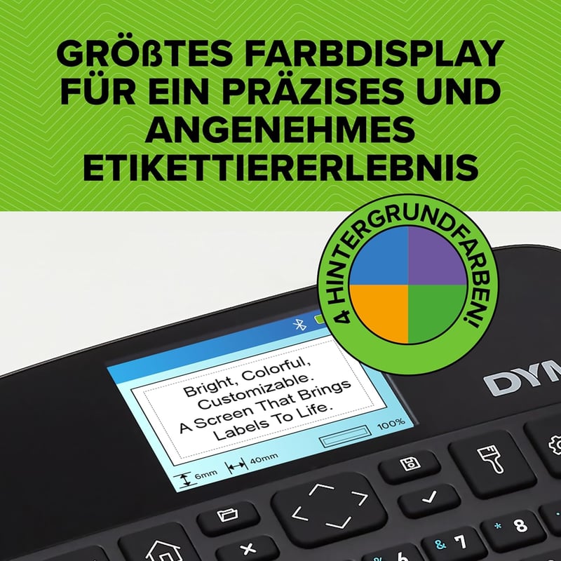 DYMO LabelManager Executive 640 CB hordozható címkenyomtató Bluetooth és USB csatlakozással - LabelManager 640