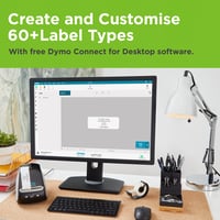 Imprimantă de etichete termică directă DYMO LabelWriter 550 cu recunoaștere automată pentru adrese, etichete de expediere și coduri de bare, cu conector UE 4