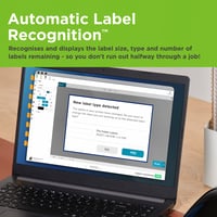 Imprimantă de etichete termică directă DYMO LabelWriter 550 cu recunoaștere automată pentru adrese, etichete de expediere și coduri de bare, cu conector UE 2