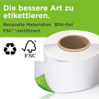Tlačiareň štítkov DYMO LabelWriter 550 Turbo – vysokorýchlostná priama termotlač, automatické rozpoznávanie štítkov, pripojenie cez USB a LAN, EÚ zástrčka 7