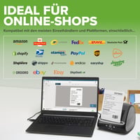 Tlačiareň štítkov DYMO LabelWriter 5XL – Automatická rozpoznávanie štítkov, extra široké prepravné štítky, kompatibilná s Amazon a DHL, EÚ zástrčka 6