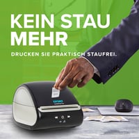 Tlačiareň štítkov DYMO LabelWriter 5XL – Automatická rozpoznávanie štítkov, extra široké prepravné štítky, kompatibilná s Amazon a DHL, EÚ zástrčka 3
