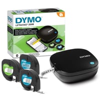 DYMO LetraTag 200B Bluetooth štítkovač – Kompaktná tlačiareň štítkov kompatibilná s iOS a Androidom, s 3 ks pások na štítky 1