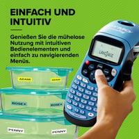 Ručná tlačiareň štítkov DYMO LetraTag LT-100H so štartovacou súpravou a klávesnicou ABC 6