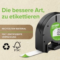 DYMO LetraTag XR hordozható címkéző készülék ABC billentyűzettel, otthoni használatra, ezüst színű 6