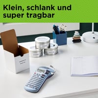 DYMO LetraTag XR hordozható címkéző készülék ABC billentyűzettel, otthoni használatra, ezüst színű 5