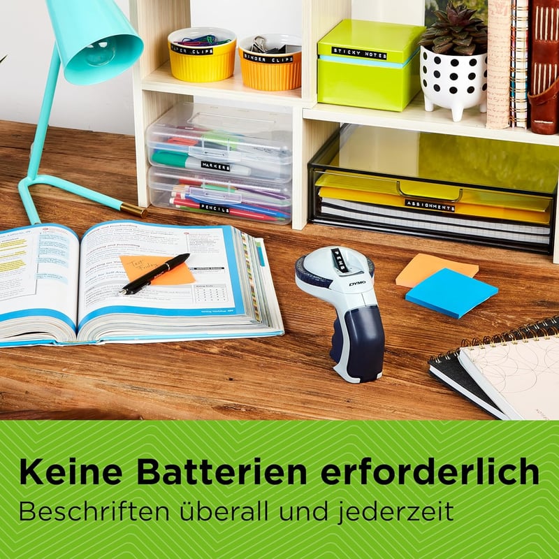 DYMO Omega Prägeberendezés 3 szalaggal - Otthoni és hobbiprojektekhez - Bundle