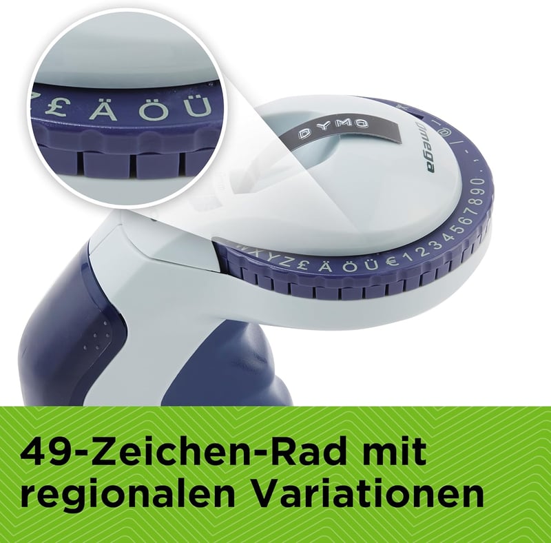 DYMO Omega Prägeberendezés 3 szalaggal - Otthoni és hobbiprojektekhez - Bundle