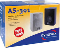 Dynavox AS-301 High Class fekete satellit hangfal pár - black 4