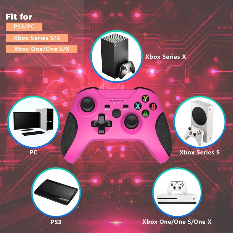 DYONDER Wireless Gamepad PC/PS3 Kompatibilis Kontroller Lineáris Triggerrel