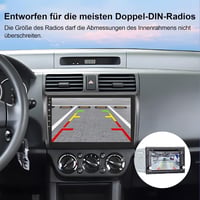 DYOUen 2DIN autórádió beépítőkeret dupla fém rögzítés autós DVD navigáció 6