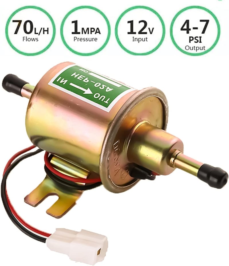 DYOUen Elektromos Üzemanyag Szivattyú 12V Univerzális Benzin Dízel Pumpa Nagy Teljesítményű Autó Alkatrész