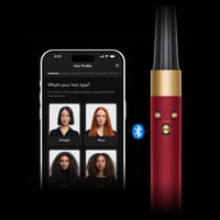 Dyson Airwrap i.d. Multi-styler și uscător de păr, pentru păr drept și ondulat, Roșu catifelat 2