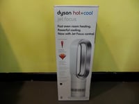 Dyson AM09 Hot + Cool ventilátor a ohrievač biela/strieborná — chýba podstavec ventilátora a na vrchnej časti je prasklina (stav: pozri 2. obrázok) 4