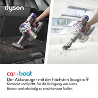 Ručný vysávač Dyson Car+Boat – až 50 minút prevádzky, strieborná farba, do auta a na loď 2