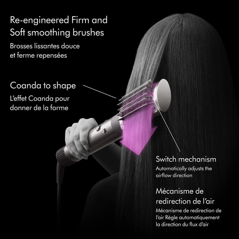 Dyson Complete Styler Hajformázó Készlet 9 Részes - Többféle Hajtípusra, Volumennövelő és Simító Kefékkel, Hullámosító Csavarokkal