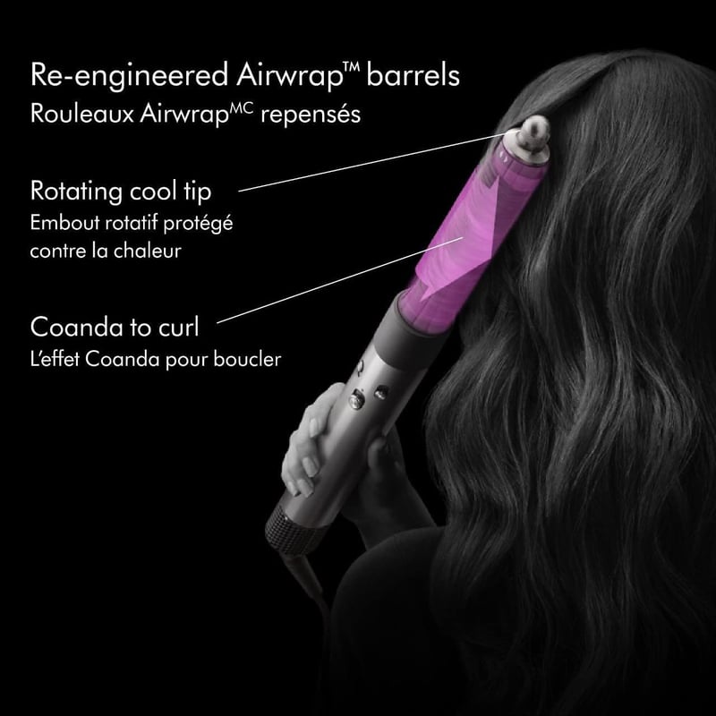 Dyson Complete Styler Hajformázó Készlet 9 Részes - Többféle Hajtípusra, Volumennövelő és Simító Kefékkel, Hullámosító Csavarokkal