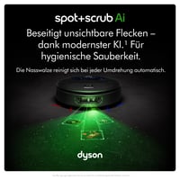 Robot de aspirare cu mop Dyson Spot+Scrub AI cu autogolire și rolă umedă 2