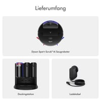 Robot de aspirare cu mop Dyson Spot+Scrub AI cu autogolire și rolă umedă 8