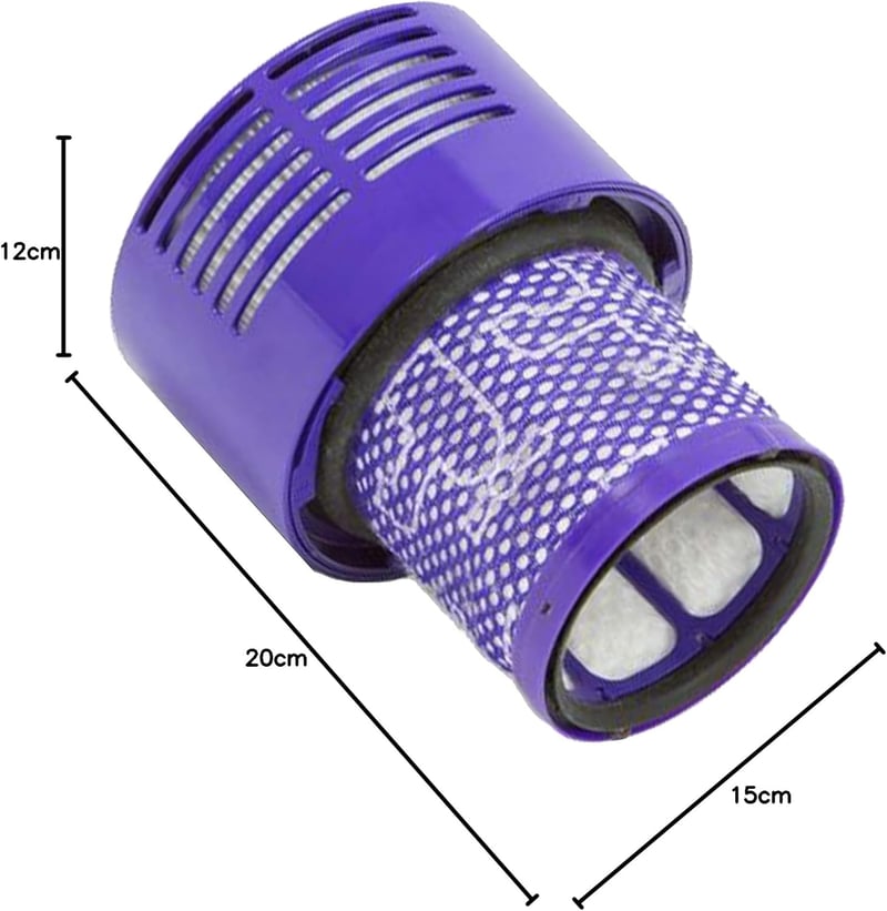 Dyson V10 SV12 SV27 mosható nagy szűrő ciklonporszívóhoz 969082-01