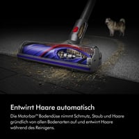 Aspirator fără fir Dyson V8 Advanced, 130 AW, autonomie 40 de minute, tehnologie Motorbar pentru descurcarea părului, eliminarea părului de animale, aspirator de mână și pentru pardoseli 3