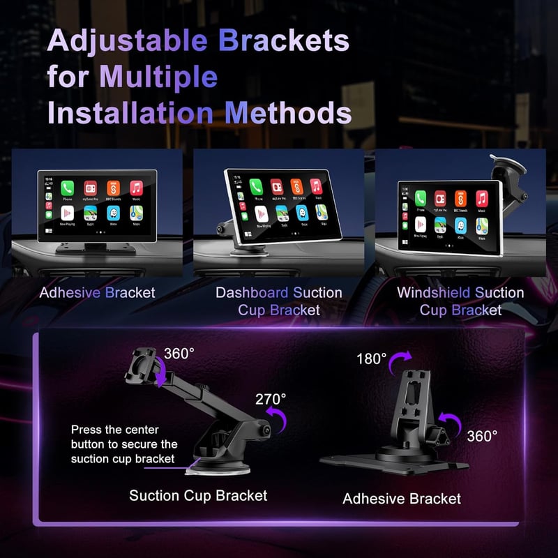 DYWSWINN 9 Hüvelykes Vezeték Nélküli Apple CarPlay Android Auto Autórádió IPS Érintőképernyő GPS Bluetooth Tükrözés FM AUX