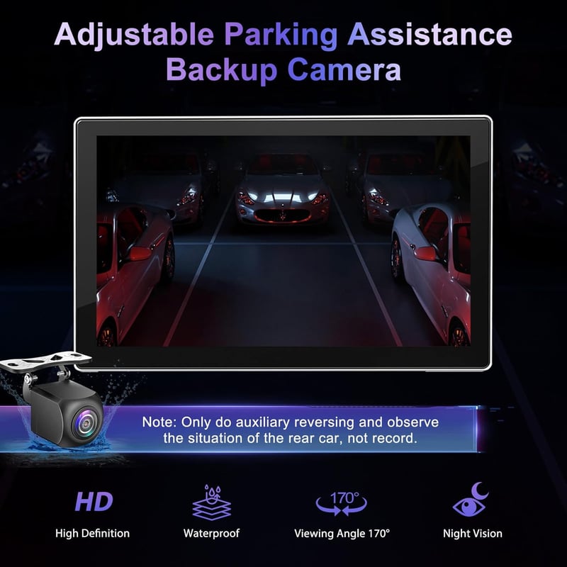 DYWSWINN 9 Hüvelykes Vezeték Nélküli Apple CarPlay Android Auto Autórádió IPS Érintőképernyő GPS Bluetooth Tükrözés FM AUX