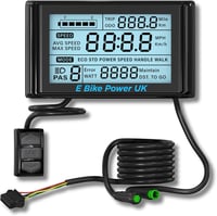 Displej na elektrobicykel E-Bike Power SW900 – LED, 5-pinový, 36V/48V/60V/72V – čierny 1