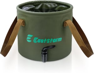 E EASTSTORM Sklopiva kanta 10L/20L sa slavinom za kampiranje – 3 komada