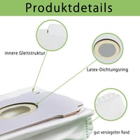 E-HAO 14 db Porszívó Porzsák iRobot Roomba i, S, J és Combo Sorozathoz 3