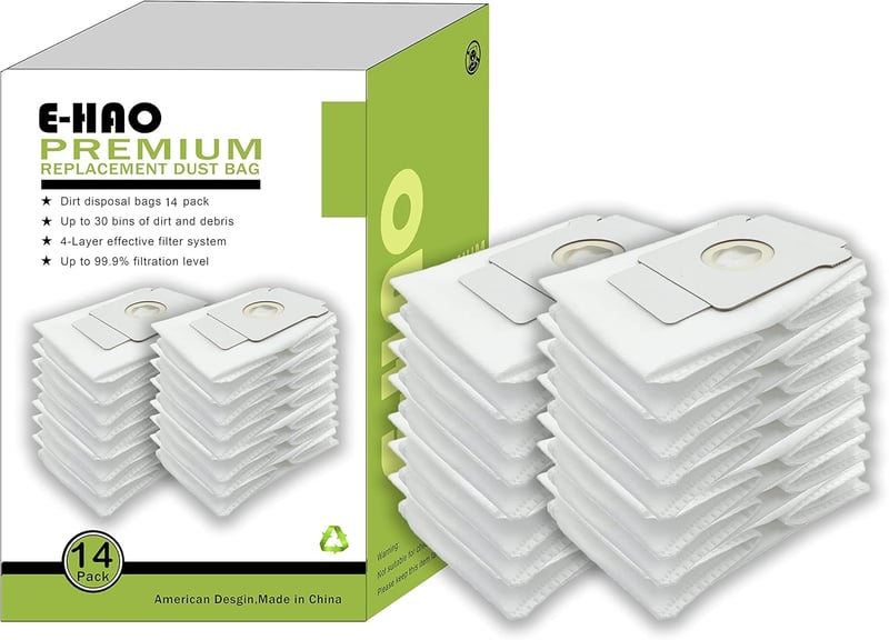 E-HAO 14 db Porszívó Porzsák iRobot Roomba i, S, J és Combo Sorozathoz