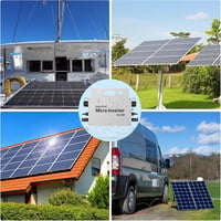 E-POLAR Erkély Napelemes Rendszer 800W - Vízálló IP65 Inverter WLAN Alkalmazással Balkony Power Station 6