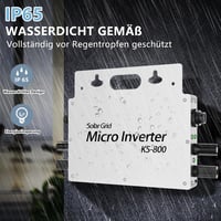 E-POLAR Erkély Napelemes Rendszer 800W - Vízálló IP65 Inverter WLAN Alkalmazással Balkony Power Station 2