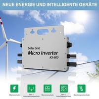 E-POLAR Erkély Napelemes Rendszer 800W - Vízálló IP65 Inverter WLAN Alkalmazással Balkony Power Station 5