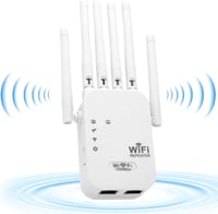 E-SHIDAI 1200Mbps Dual Band WiFi Erősítő 5GHz 2.4GHz 6 Antennával 1