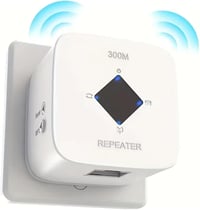 E-SHIDAI WiFi Erősítő 120m² Lefedettség, Hálózati Jelerősítő EU Csatlakozó 1