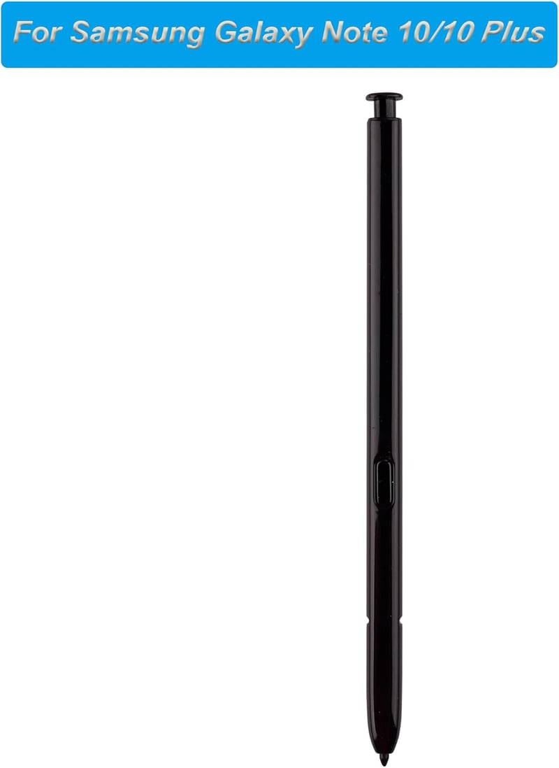 E-YIIVIIL S Pen Érintőceruza Samsung Galaxy Note 10 / Note 10 Plus Készülékekhez - Fekete Alumínium Cserestílus Kompatibilis Okostelefonokho