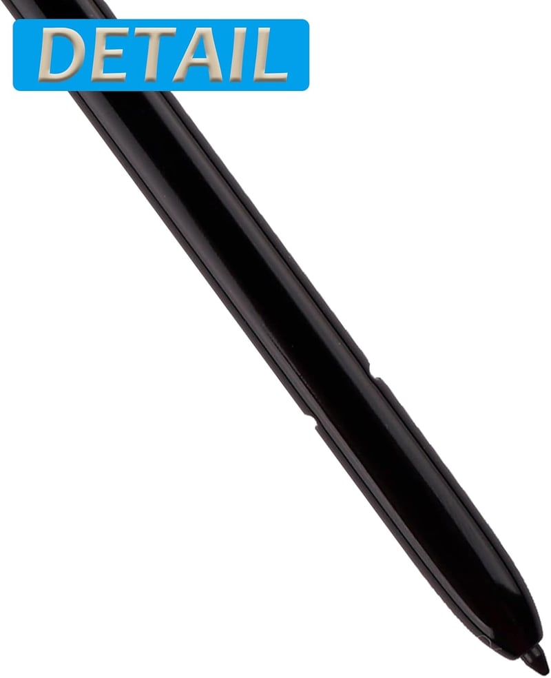 E-YIIVIIL S Pen Érintőceruza Samsung Galaxy Note 10 / Note 10 Plus Készülékekhez - Fekete Alumínium Cserestílus Kompatibilis Okostelefonokho