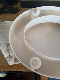 WENKO Secura Comfort L capac de toaletă cu capac, înălțător de 8 cm, alb, Duroplast antibacterian, închidere lentă, capacitate de susținere 300 kg, 37x43,5 cm 3