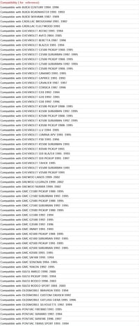 Univerzális TOTMOX gázpedál szenzor GM márkákhoz - 17080671/17087653/17106681 7
