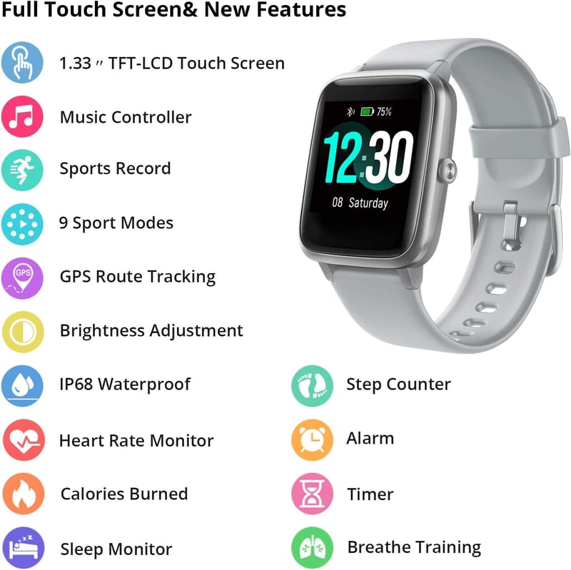 Samsung Galaxy Watch 5 okosóra - Fitnesz tracker, pulzusmérő, vízálló