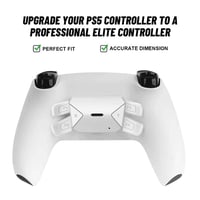 PS5 kontroller programozható hátsó gombkészlet - 4 db fekete paddle, BDM 030/040 kompatibilis 4