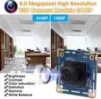IMX179 CMOS 8MP USB Webkamera 180° Halászszem Objektívvel (Felújított) 5